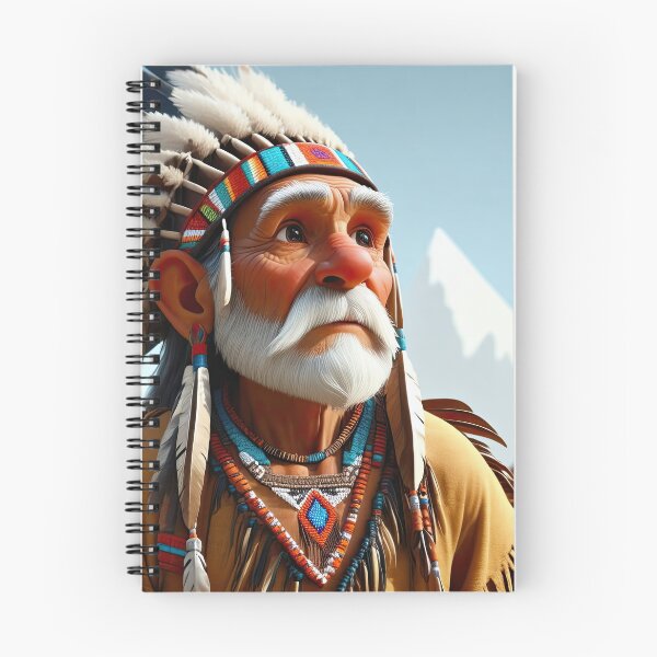 Item preview, Old man playing an Indian designed and sold by Colin Bentham.