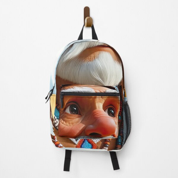 Item preview, Old man playing an Indian designed and sold by Colin Bentham.