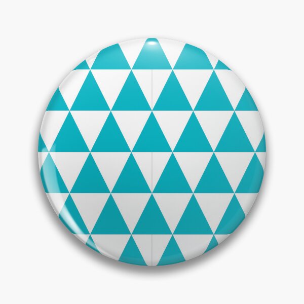 Item preview, White And Cyan Triangle Grid Pattern designed and sold by pattern-archive.