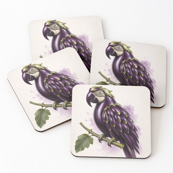 Item preview, Eggplant parrot designed and sold by Elektra9.