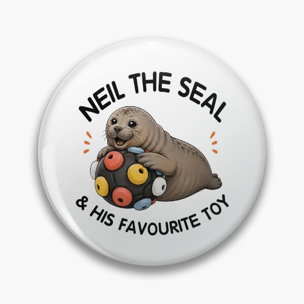 Item preview, Neil The Seal And His Favourite Toy designed and sold by CharmiA Fox.