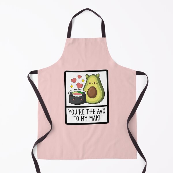 Item preview, You're The Avo To My Maki - Funny Kawaii Sushi Cat Pun designed and sold by the-Z3nith.