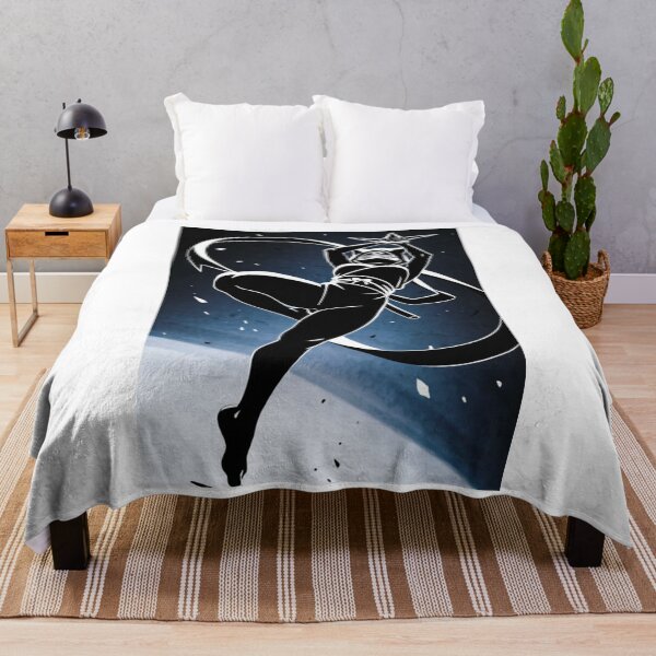 Item preview, Art - Stylized Cat Ninja, Dynamic Action at Night designed and sold by AnimeShin.