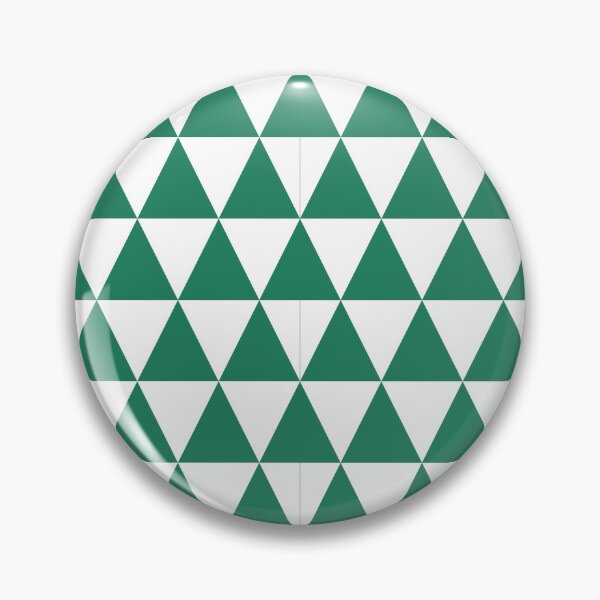 Item preview, White And Green Triangle Grid Pattern designed and sold by pattern-archive.