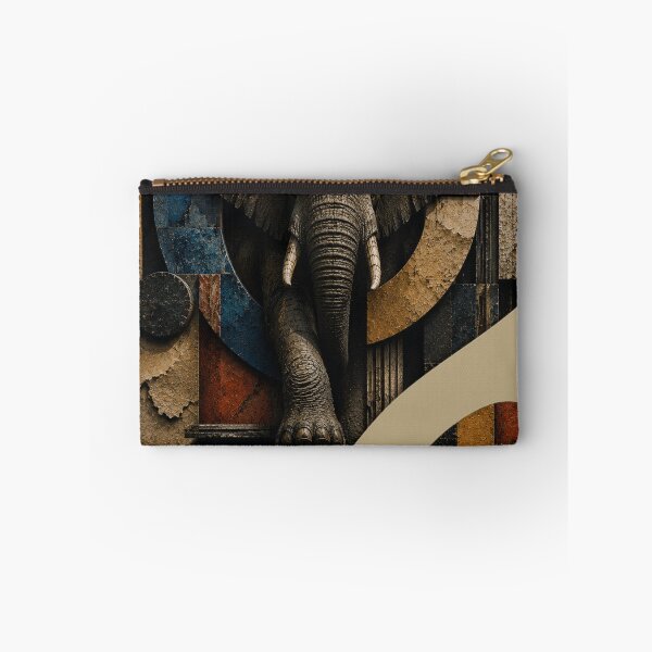 Item preview, Deep Work Engineer Geometric Elephant Stone Relief Home Office Wall Art Poster designed and sold by SavannaStrikes.