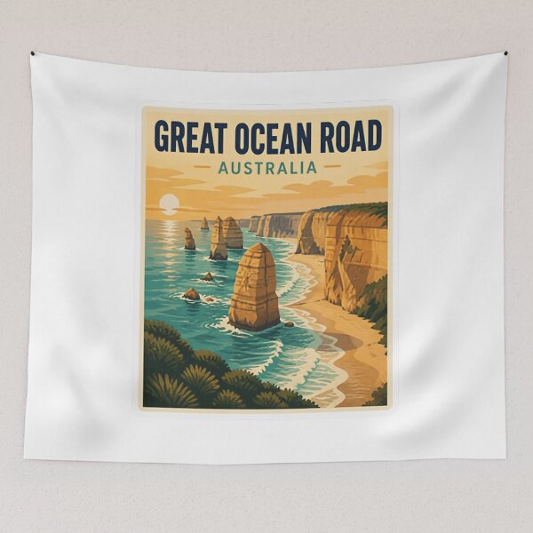 Item preview, Great Ocean Road Australia Travel Destination Landmark designed and sold by Simsimah26Parks.