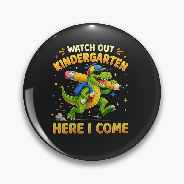 Item preview, Watch Out Kindergarten Here I Come Dino First Day of School designed and sold by kotastiart.