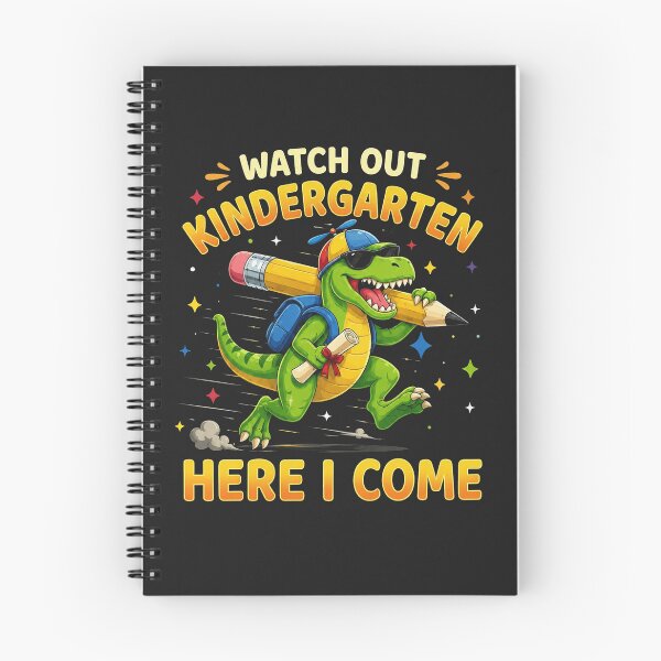 Item preview, Watch Out Kindergarten Here I Come Dino First Day of School designed and sold by kotastiart.