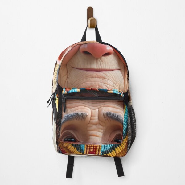 Item preview, Old woman playing an Indian designed and sold by Colin Bentham.