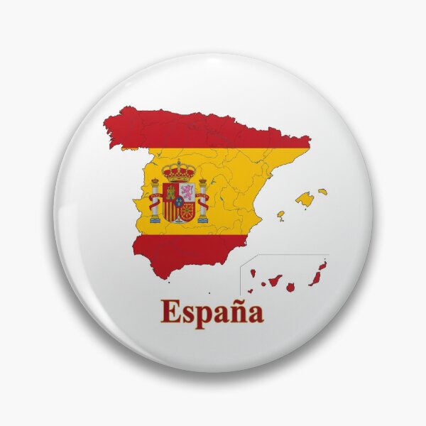 Item preview, Map of Spain with its flag designed and sold by ManggaeJM.