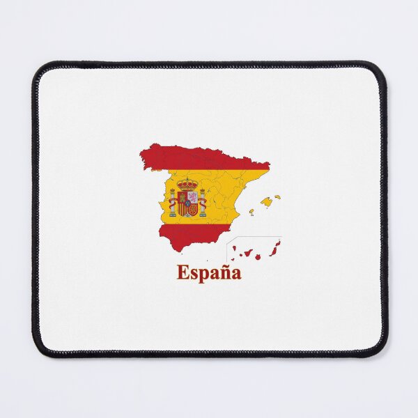 Item preview, Map of Spain with its flag designed and sold by ManggaeJM.