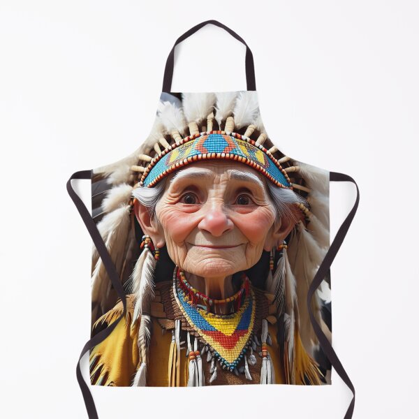 Item preview, Old woman playing an Indian designed and sold by Colin Bentham.