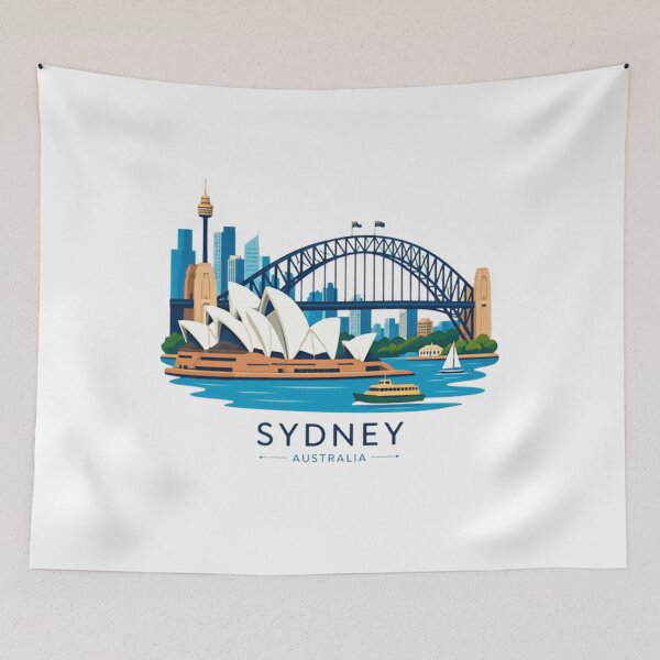 Item preview, Sydney Australia City Travel Tourist Souvenir Landmark designed and sold by Simsimah26Parks.