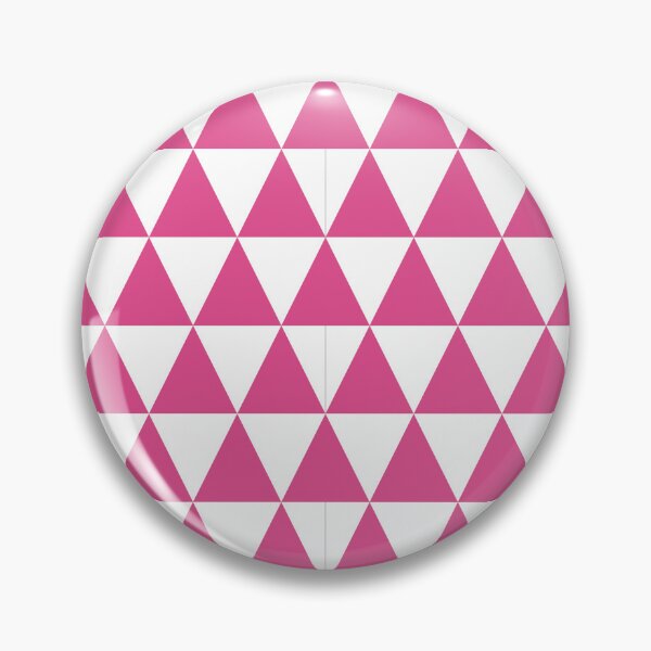 Item preview, White And Hot Pink Triangle Grid Pattern designed and sold by pattern-archive.