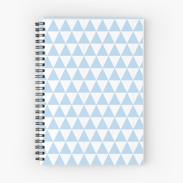 Item preview, White And Ice Blue Triangle Grid Pattern designed and sold by pattern-archive.