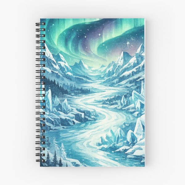 Item preview, Aurora Borealis: Northern Lights Snowy Mountain Peak Arctic Mystical designed and sold by irfanshikh.