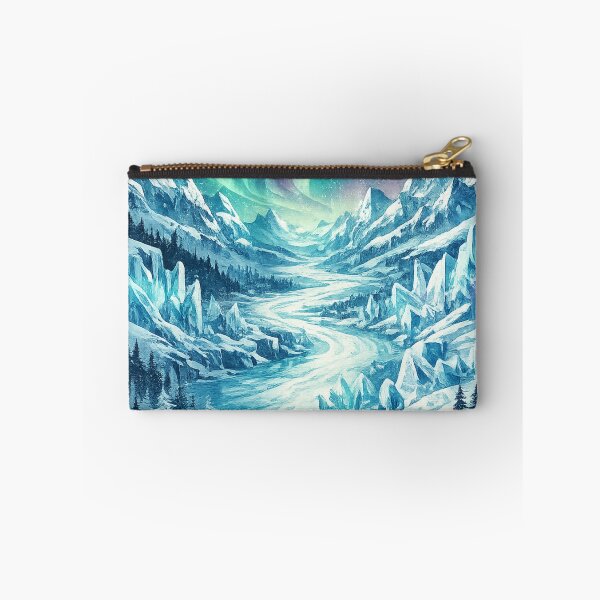 Item preview, Aurora Borealis: Northern Lights Snowy Mountain Peak Arctic Mystical designed and sold by irfanshikh.