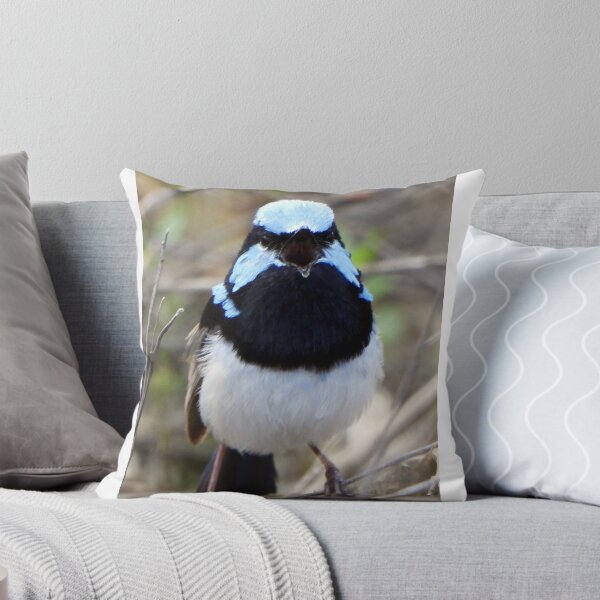 Item preview, Male Blue Wren singing a song designed and sold by Lynette2025.