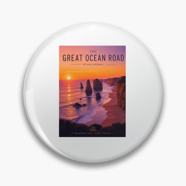 Item preview, The Great Ocean Road Victoria Australia Wander Far Find Peace Travel designed and sold by Simsimah26Parks.