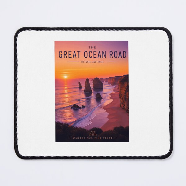 Item preview, The Great Ocean Road Victoria Australia Wander Far Find Peace Travel designed and sold by Simsimah26Parks.