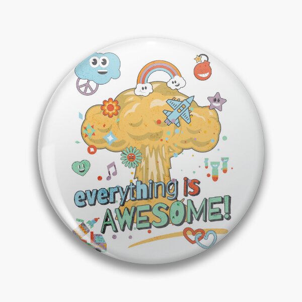 Item preview, Funny War Humor Shirt Everything Is Awesome Satirical Graphic Tee Dark Humor Meme Shirt Retro Protest Style designed and sold by RealLifeMerchies.