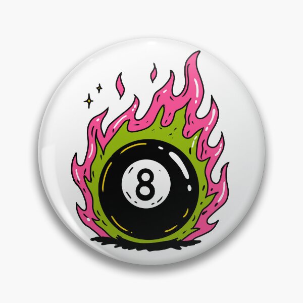 Item preview, neon 8 ball designed and sold by omny-studio.