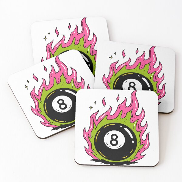 Item preview, neon 8 ball designed and sold by omny-studio.