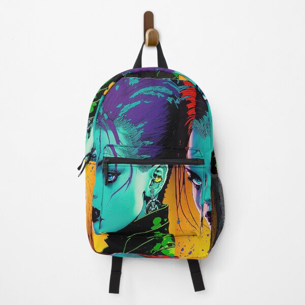 Item preview, Neon Goth Cyberpunk Girl Pop Art designed and sold by obstinator.