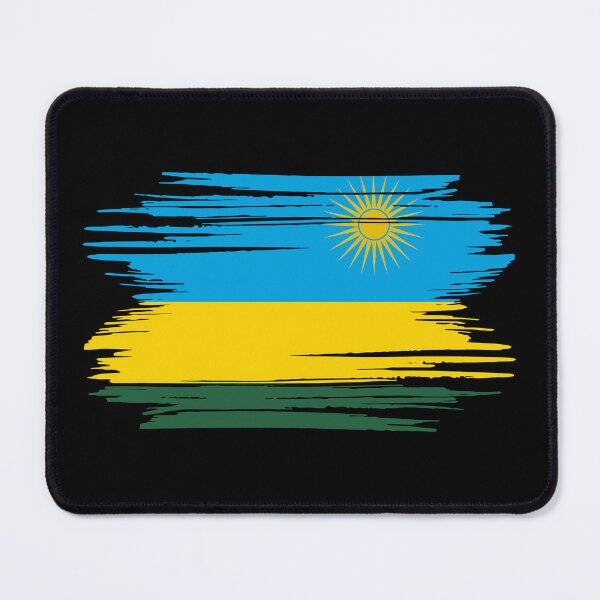 Item preview, Distressed Rwanda Flag RW designed and sold by shitpostee.