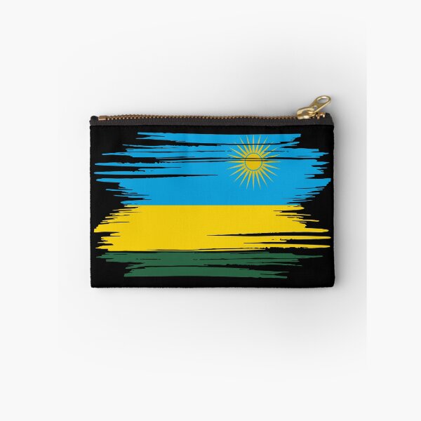 Item preview, Distressed Rwanda Flag RW designed and sold by shitpostee.