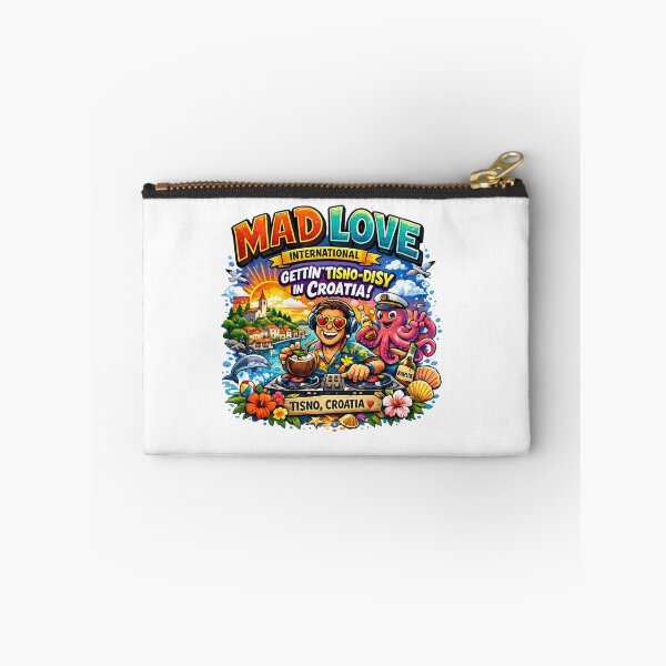 Item preview, Mad Love International – Gettin' Tisno-Disy in Croatia | Funny Music Festival T-Shirt Design | Tisno Beach Party Graphic | Print-on-Demand PNG Bundle designed and sold by Sushikidsntod.