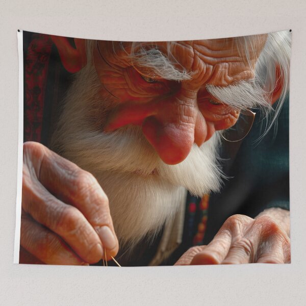 Item preview, Old Fart threading a needle designed and sold by Colin Bentham.