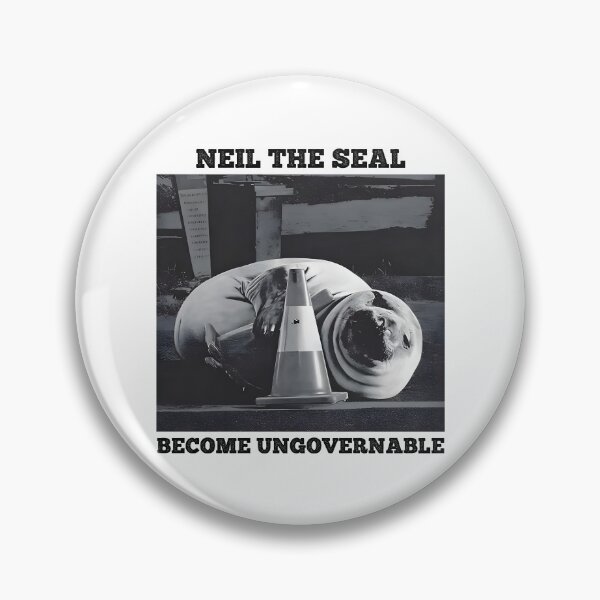 Item preview, Neil The Seal Become Ungovernable designed and sold by CharmiA Fox.