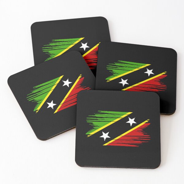 Item preview, Distressed Saint Kitts And Nevis Flag KN designed and sold by shitpostee.