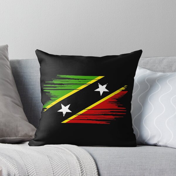 Item preview, Distressed Saint Kitts And Nevis Flag KN designed and sold by shitpostee.