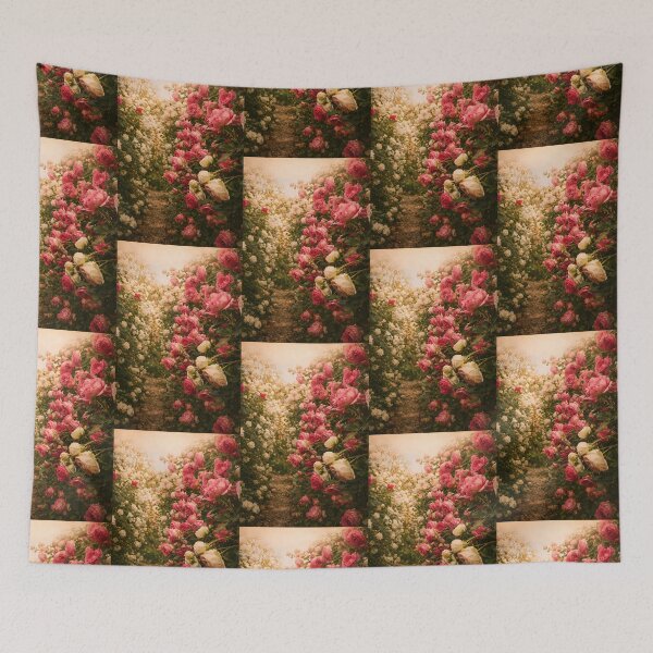 Item preview, Botanical Flow Collection – Romantic Rose Garden Fine Art Photography designed and sold by Violafleurviolett.