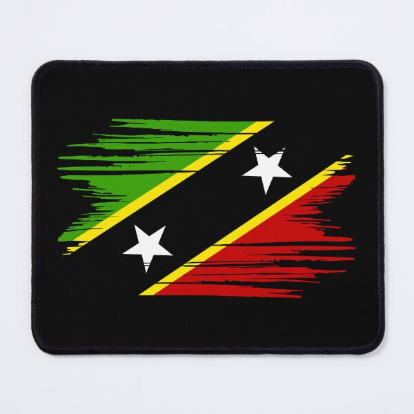 Item preview, Distressed Saint Kitts And Nevis Flag KN designed and sold by shitpostee.