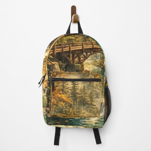 Item preview, Steampunk Train: Vintage Steam Engine Forest Tunnel Adventure Fantasy designed and sold by irfanshikh.
