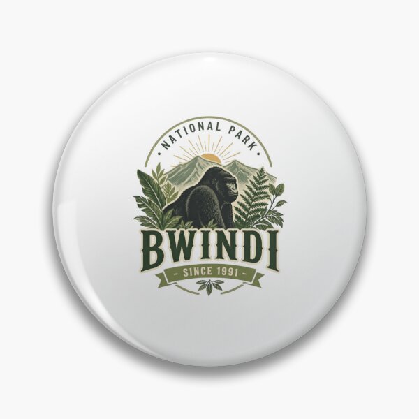 Item preview, National Park Bwindi Since 1991 Mountain Gorilla Trekking Uganda Safari Souvenir designed and sold by Simsimah26Parks.