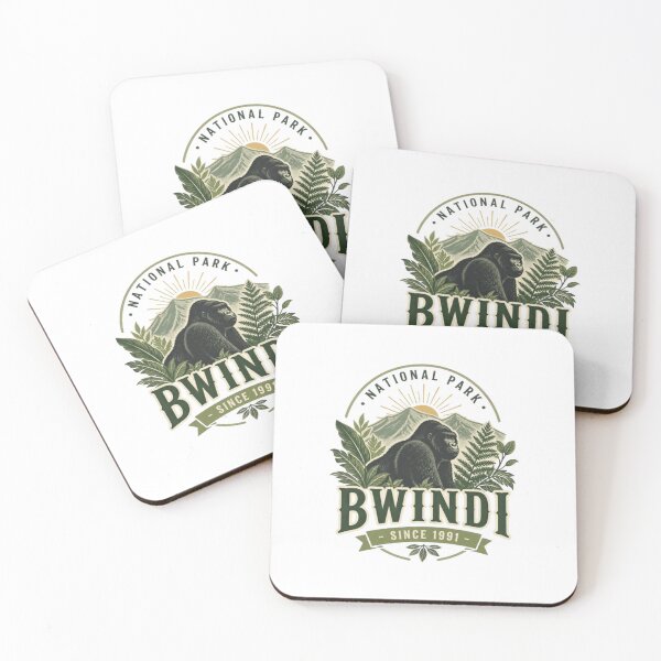 Item preview, National Park Bwindi Since 1991 Mountain Gorilla Trekking Uganda Safari Souvenir designed and sold by Simsimah26Parks.