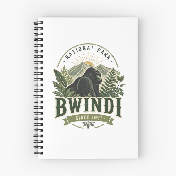 Item preview, National Park Bwindi Since 1991 Mountain Gorilla Trekking Uganda Safari Souvenir designed and sold by Simsimah26Parks.