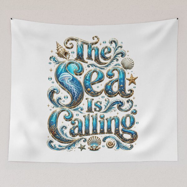 Item preview, The Sea is Calling designed and sold by HeyFajnaLinja.