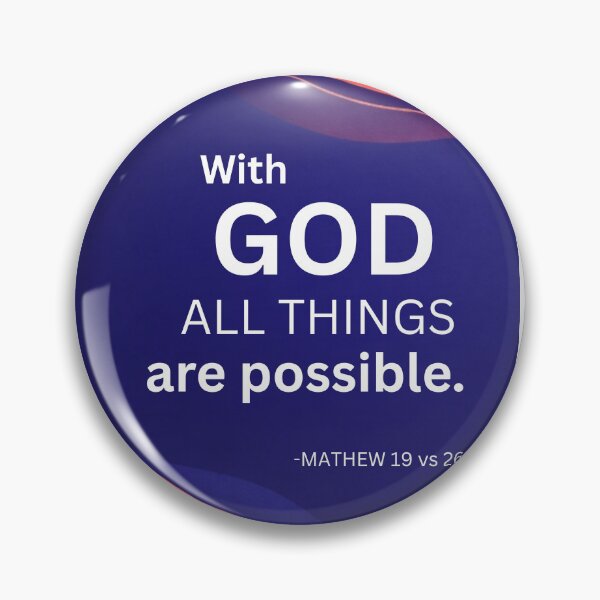 Item preview, With God All Things are Possible  designed and sold by Paytemplatehip .