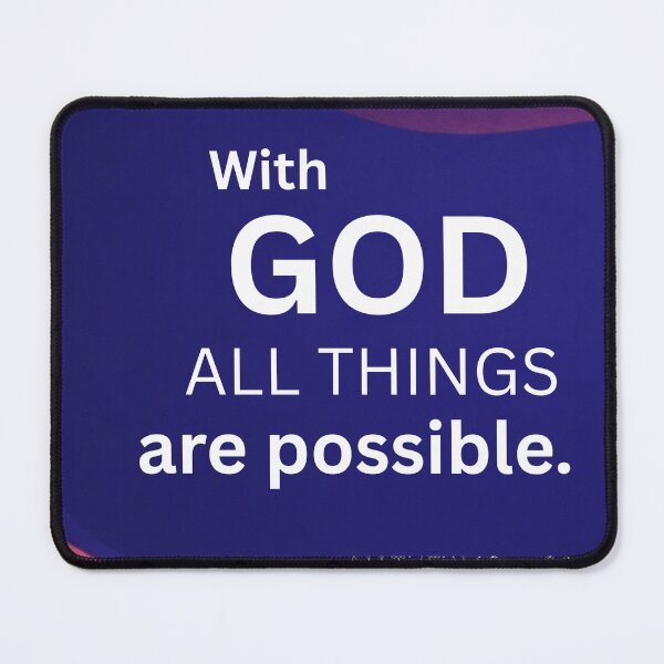 Item preview, With God All Things are Possible designed and sold by Paytemplatehip .