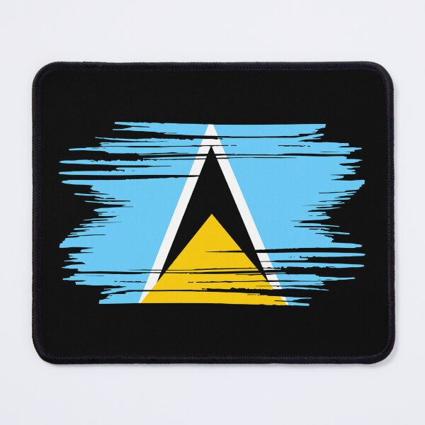 Item preview, Distressed Saint Lucia Flag LC designed and sold by shitpostee.