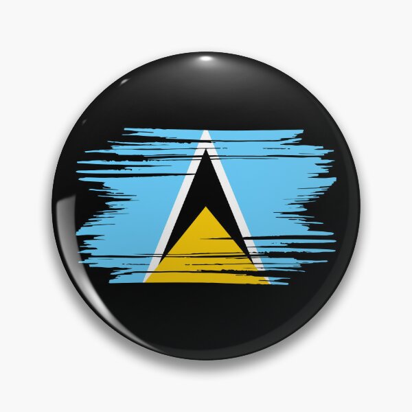 Item preview, Distressed Saint Lucia Flag LC designed and sold by shitpostee.