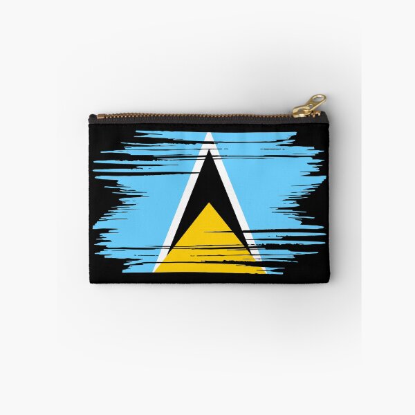 Item preview, Distressed Saint Lucia Flag LC designed and sold by shitpostee.