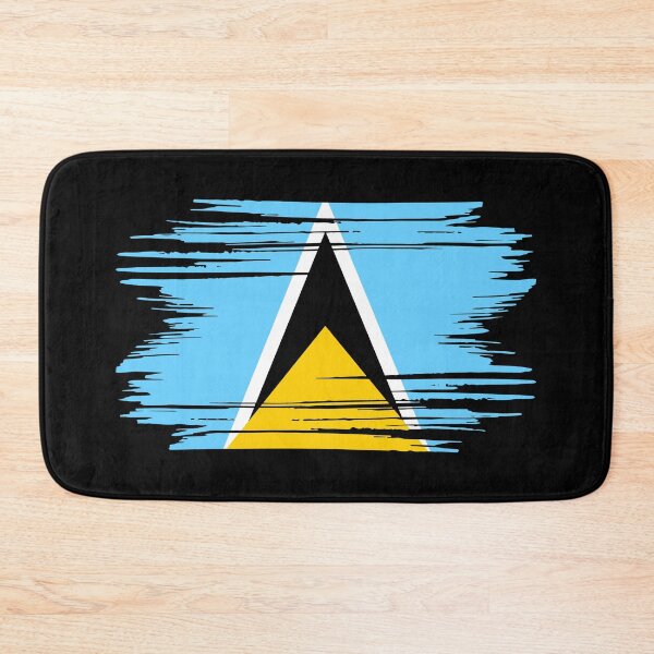 Item preview, Distressed Saint Lucia Flag LC designed and sold by shitpostee.