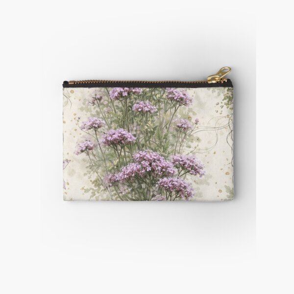 Item preview, Lavender Valerian Botanical Watercolor Wallpaper Pattern designed and sold by WitchyBotanicaArt.