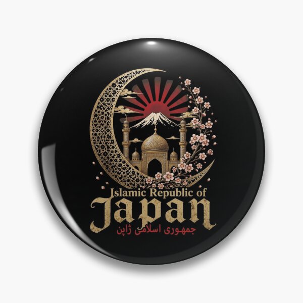 Item preview, Islamic Republic of Japan Flag Emblem - Political Meme & Alternate History Fusion Art designed and sold by haitrieuic96.